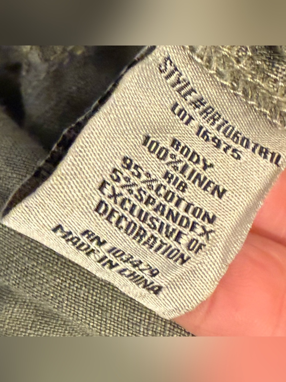 Marrakech Ivelisse Linen Cargo Pants Thyme NWT Size 29 Relaxed Straight Leg - Picture 7 of 10